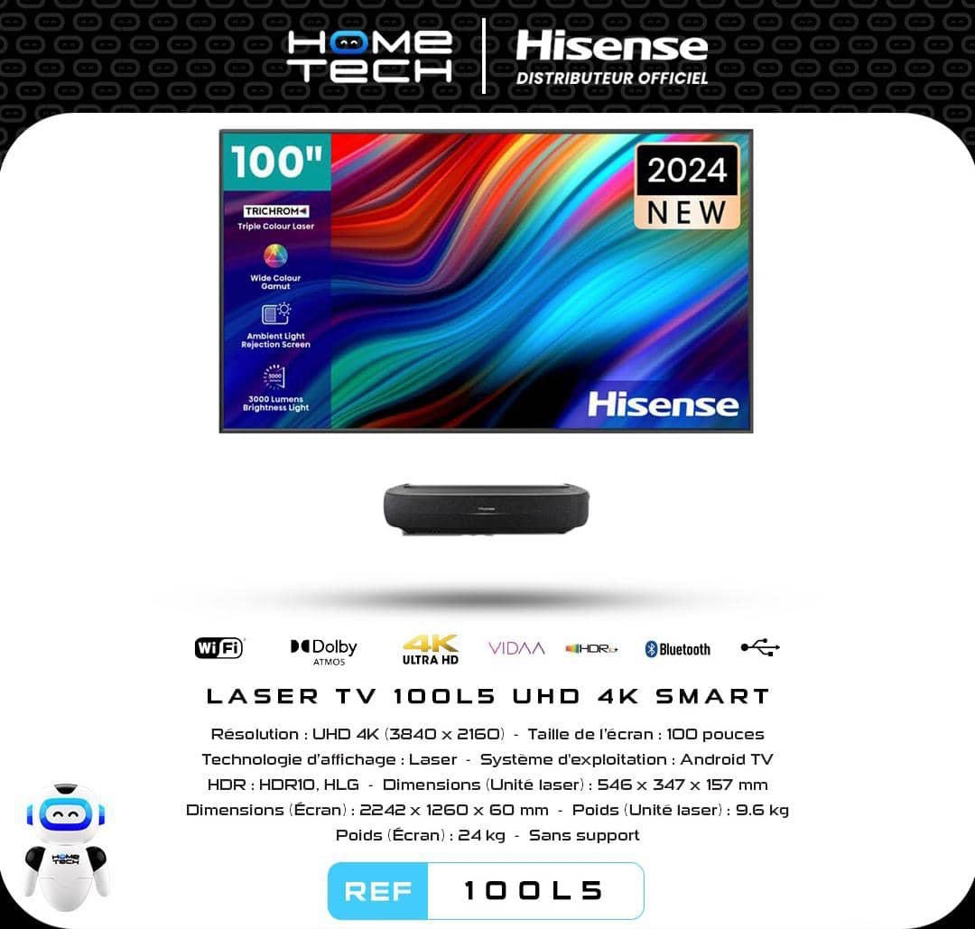Téléviseur HISENSE AVEC WIFI